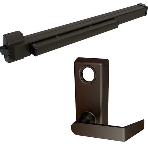 Von Duprin 22L-F-695-36 RHR Fire Rated Rim Exit Device, 230L Lever Trim, RHR, 36in, Grade 1, Dark Bronze