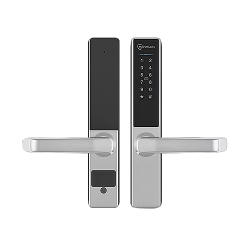 McGrath ML-STAFFORD-S-T Stafford Smart Wi-Fi Lever Lock, Standalone, Satin Nickel