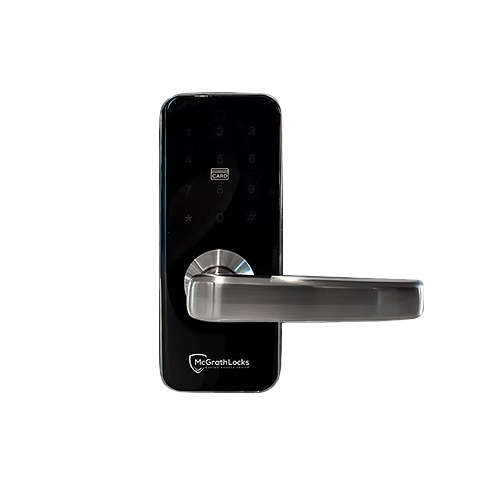 McGrath ML-ALBION-S-T Albion Digital Lever Lock, Touchscreen w/ Key Override, Silver