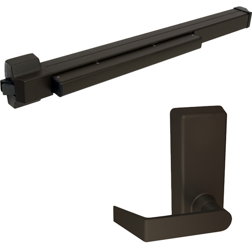 Von Duprin 22L-BE-695-36 LHR Rim Exit Device Kit, 230L-BE Lever Trim, LHR, 36in, Grade 1, Dark Bronze