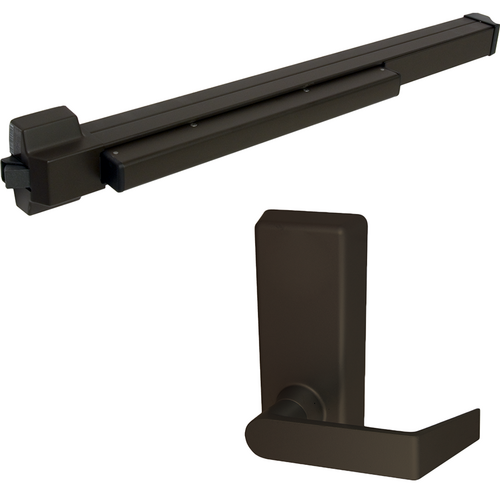 Von Duprin 22L-BE-695-36 RHR Rim Exit Device Kit, 230L-BE Lever Trim, RHR, 36in, Hex Dogging, Grade 1, Bronze
