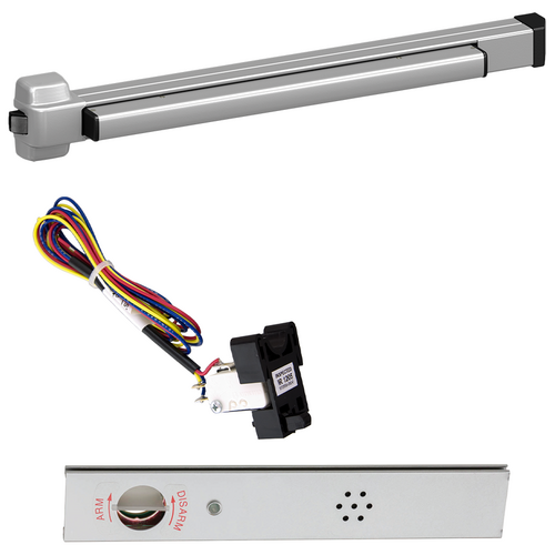 Von Duprin RX-22EO-689-36 ALK KIT - RX Alarmed Rim Exit Device, 36in, No Trim, Grade 1, Powder-Coated Aluminum
