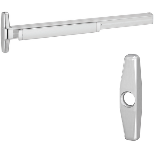 Von Duprin 3549A-NL-OP-626-36X96 Narrow Stile CVC Concealed Vertical Exit Device with Nightlatch Trim, Satin Chrome