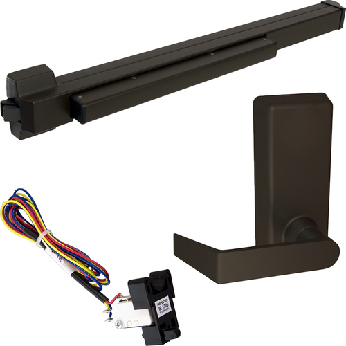 Von Duprin RX-22L-BE-F-695-36 LHR KIT - RX Fire Rated Rim Exit Device, 230L-BE Passage Lever Trim, 36in, Grade 1