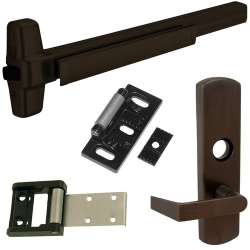 Von Duprin 98L-710-36-LHR 06 1439 Rim Exit Device Kit 996L-06 Lever Trim LHR 36in Low Profile Roller Strike Grade 1