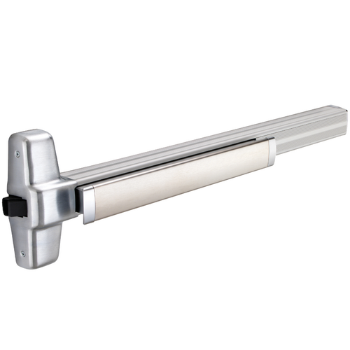 Von Duprin AX-PA-99EO-626-48 Rim Grooved Exit Device, Exit Only, 48in, Hex Dogging, Grade 1, Satin Chrome