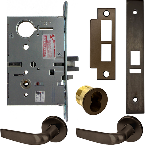 Corbin Russwin ML20906 CSA 613E SEC M92 CL6 Electrified Mortise Lock - Fail Safe/Secure, REX Switch, Citation Lever, LFIC