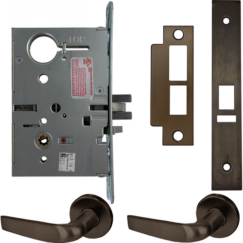 Corbin Russwin ML20906 CSA 613E SEC M92 LC Electrified Mortise Lock, Fail Safe/Secure, REX Switch, Citation Lever, Oil Rubbed Bronze