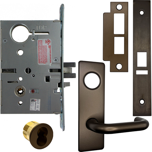 Corbin Russwin ML20906 LWM 613E SAF M92 CL6 Electrified Mortise Lock, Fail Safe/Secure, REX Switch, Lustra Lever, Oil Rubbed Bronze
