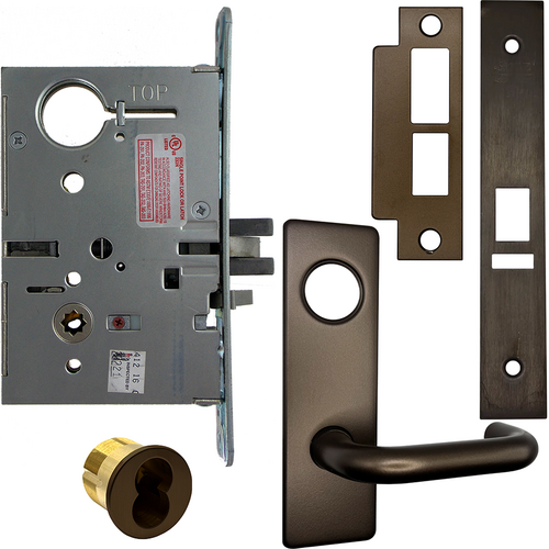 Corbin Russwin ML20906 LWM 613E SEC M92 CL6 Electrified Mortise Lock, Reversible, Fail Safe/Secure, REX, Lustra Lever, LFIC