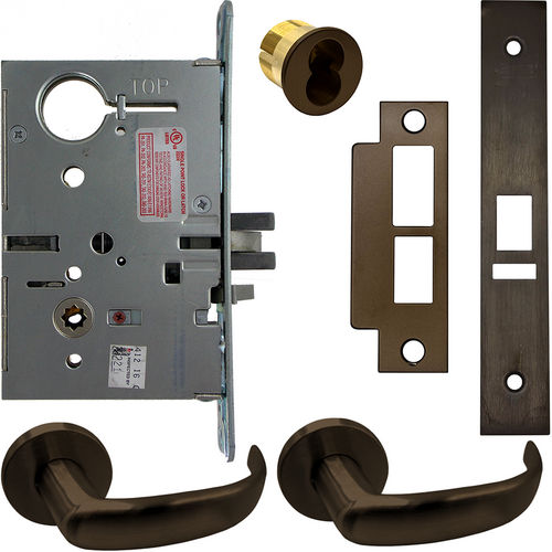 Corbin Russwin ML20906 PSA 613E SEC M92 CL6 Electrified Mortise Lock - Fail Safe/Secure, REX Switch, Princeton Lever, LFIC
