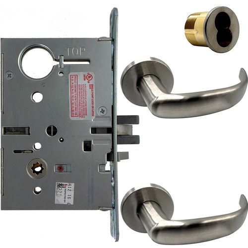Corbin Russwin ML20906 PSA 626 SAF M92 CL6 Electrified Mortise Lock - Fail Safe/Secure, REX Switch, Satin Chrome Finish