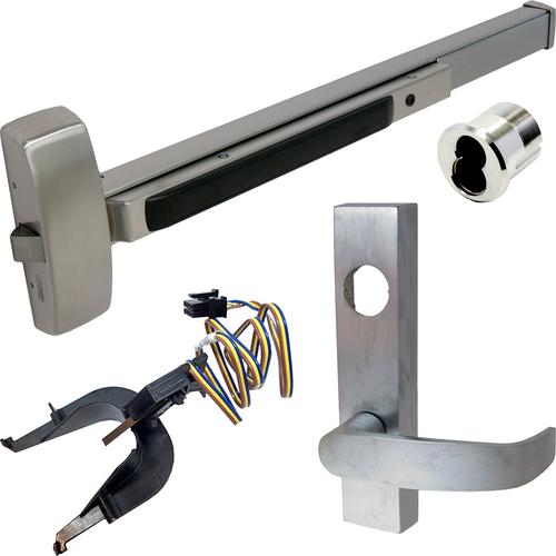 Sargent 55-60-8813G-ETL-32D RHR 8800 Series Rim Exit Device, RX, Classroom Lever Trim, Keyed, 48in, Grade 1