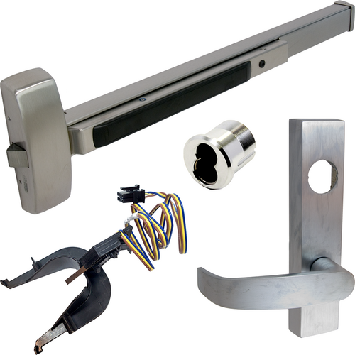 Sargent 55-60-8813G-ETL-32D LHR KIT 8800 Series Rim Exit Device, RX, Classroom Lever Trim, Grade 1, LHR