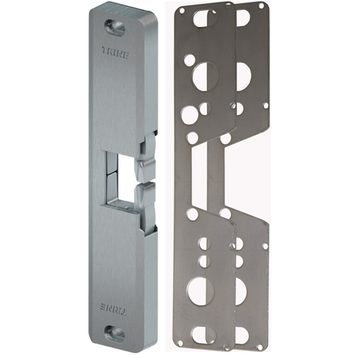 Trine 4800F-US32D Electric Strike for Rim Exits, Fire Rated, 12-24VAC/DC, Satin Stainless