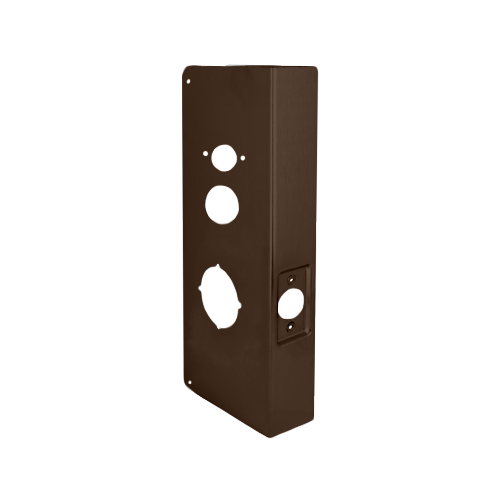 Don-Jo 9-10B-CW Simplex 1000 Door Wrap, 2-3/4in Backset, Oil Rubbed Bronze, 5in x 9in