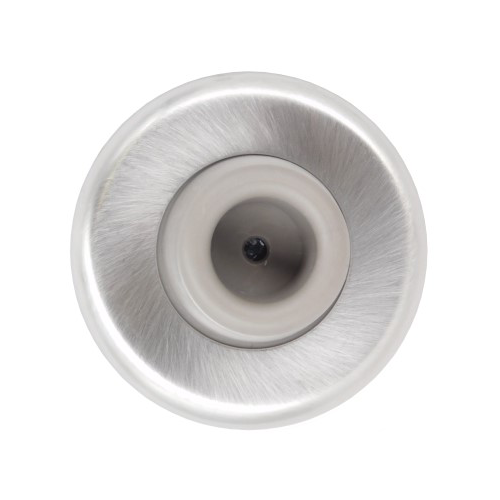 Don-Jo 1407-630 Wall Bumper Concave, 2-1/2in Diameter, Projection 1in, 630/US32D Stainless Steel