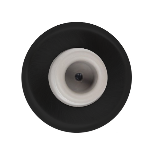Don-Jo 1407-622 Wall Bumper Concave, 2-1/2in Diameter, Projection 1in, 622/US19 Black