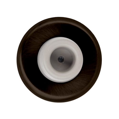 Don-Jo 1407-613 Concave Wall Bumper, 2.5in Dia, 1in Projection, Oil Rubbed Bronze