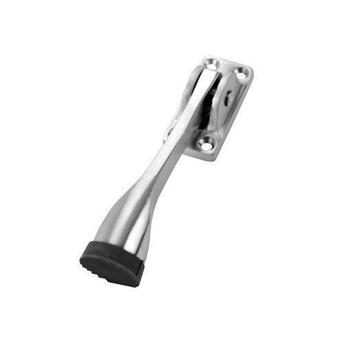 Don-Jo 1465-625 4in Kick Down Stop, 625/US26 Bright Chrome