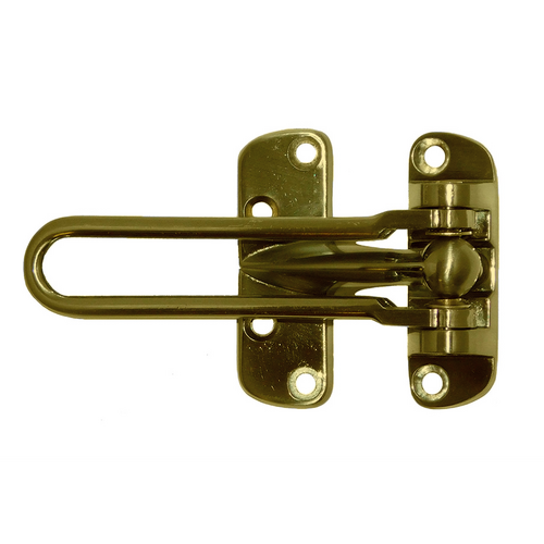 Don-Jo 1603-606 Door Flip Guard, Aluminum Material, 606/US4 Satin Brass