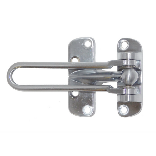 Don-Jo 1603-625 Door Flip Guard, Aluminum Material, 625/US26 Bright Chrome