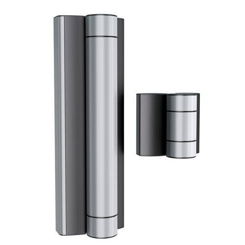Locinox USA MAGNUS-SILV Motorized Hinge Gate Closer in One for Pedestrian Gates - Silver