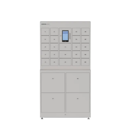 Zephyr BRZ100-013 Breeze Smart Storage 27 Lockers, Charging Ports, Offline Face Detection
