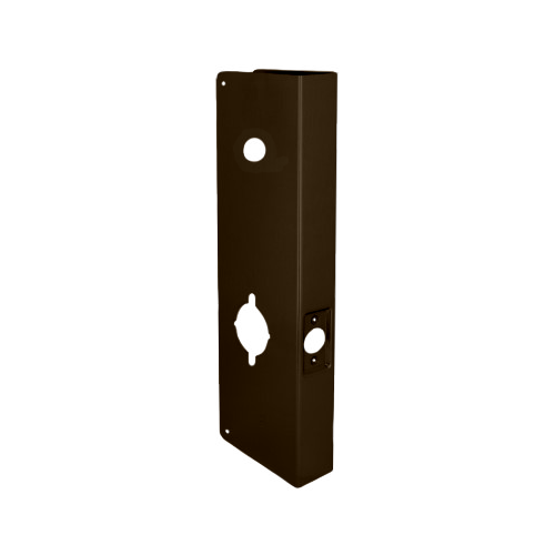 Don-Jo 19-10B-CW Marks IQ1K Door Wrap, 2-3/4in Backset, Oil Rubbed Bronze, 5-1/8in x 15in