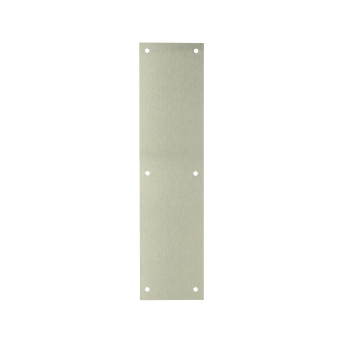 Don-Jo 70-619 Push Plate 3.5in x 15in, 619/US15 Satin Nickel