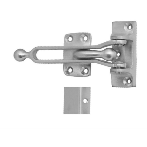 Don-Jo 1604-625 Door Flip Guard, Brass Material, 625/US26 Bright Chrome