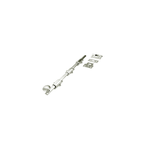 Don-Jo 1630-619 Dutch Door Bolt, 4-1/2in L x 5/8in Bolt W, 619/US15 Satin Nickel