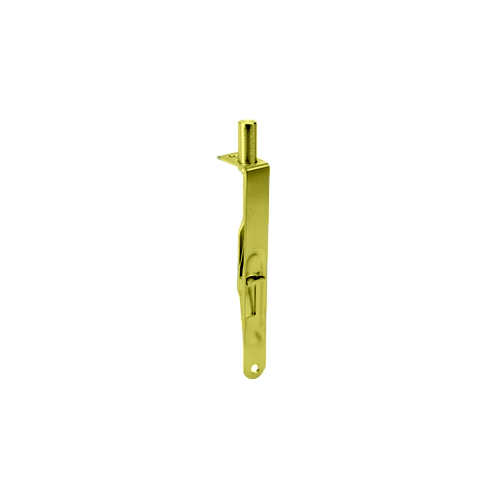 Don-Jo 1640R-605 Manual Flush Bolt for Wood Door, 6in L x 3/4in W, Polished Brass