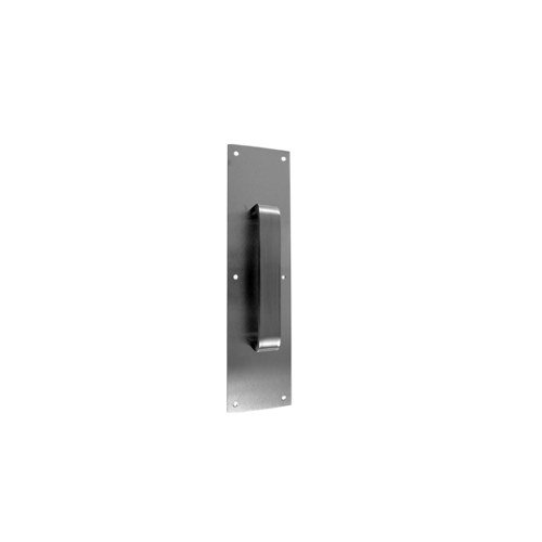 Don-Jo 7131-630 Pull Plate 4in x 16in, Wide Flat Pull, 8in CTC, 630/US32D Stainless Steel