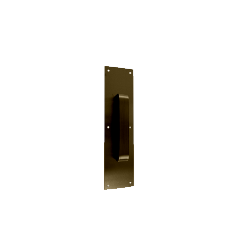 Don-Jo 7131-613 Pull Plate 4in x 16in, Wide Flat Pull, 8in CTC, 613/US10B Oil Rubbed Bronze