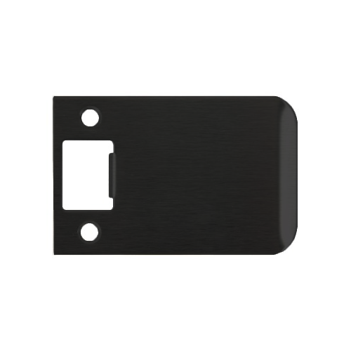 Don-Jo EL-103-622 3in x 2-1/4in Extended Full Lip Strike, 622/US19 Black