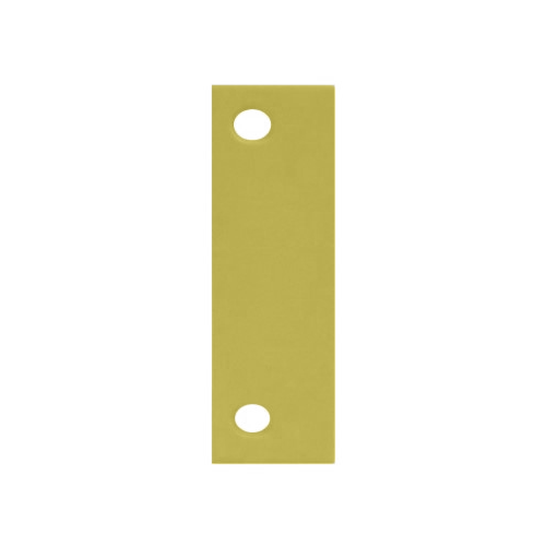 Don-Jo FF-50-BP Frame Hinge Filler Plate 5in x 1-5/8in, 605/US3 Bright Brass Plated
