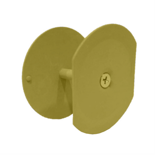 Don-Jo PDF-161-BP 2-1/8in Hole Filler Under Rim Exit Device, 605/US3 Bright Brass Plated