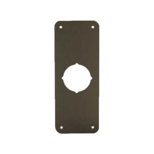 Don-Jo RP-13509-612 Repair Plate 3-1/2in x 9in with Centered 2-1/8in Hole, 612/US10 Bronze