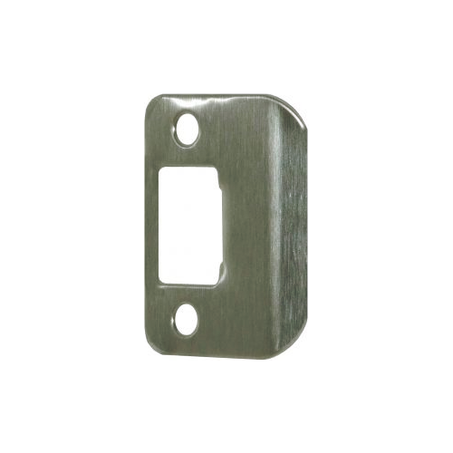 Don-Jo ST-214-RC-619 Radius Corner Full Lip Strike, 2-1/4in x 1-1/4in, 619/US15 Satin Nickel