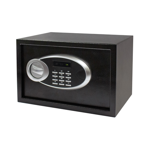 Luckyline 65401 Digital Home Safe with LCD Keypad Programmable Lock, 2 Override Keys Included