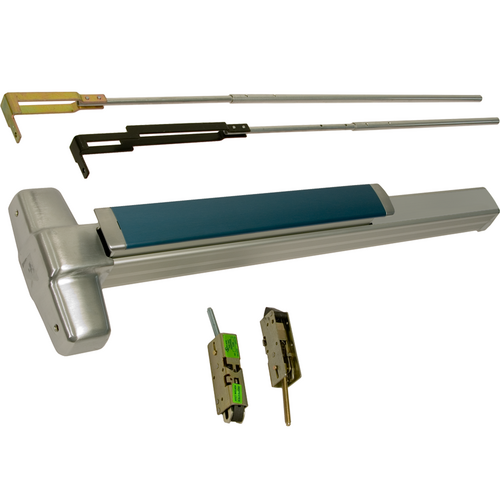 Von Duprin LD-9847EO-626-36 CVR Concealed Vertical Rod Exit Device, 36in-100in, Grade 1, Satin Chrome