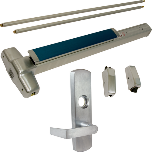 Von Duprin 9827L-626-36-LHR 06 ALK KIT - Alarmed SVR Smooth Exit Device, 996L-06 Lever Trim, Satin Chrome