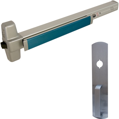 Von Duprin 99NL-628-48 ALK Alarmed Rim Exit Device 990NL Nightlatch Trim, 48in, Grade 1, Anodized Aluminum
