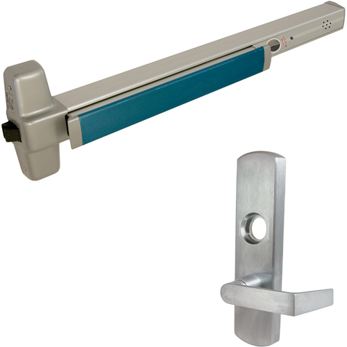 Von Duprin 99L-628-48-RHR 06 ALK Alarmed Rim Exit Device 996L-06 Lever Trim RHR 48in Grade 1 Anodized Aluminum