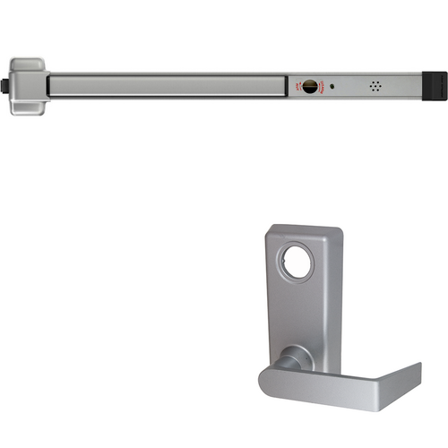 Von Duprin 22L-689-36 RHR ALK Alarmed Rim Exit Device, 230L Lever Trim, RHR, 36in, Grade 1, Aluminum