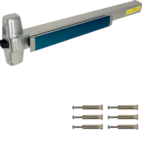 Von Duprin 98EO-626-48 SNB Rim Exit Device, Exit Only No Trim, 48in, Hex Dogging, Grade 1, Satin Chrome