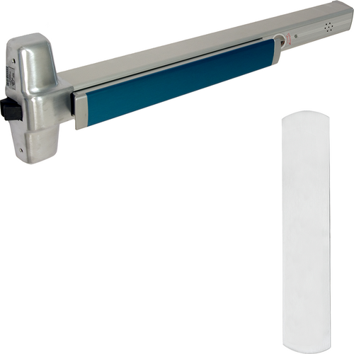 Von Duprin 98EO-630-36 990 ALK Alarmed Rim Exit Device, 990EO Trim Plate, 36in, Grade 1, Satin Stainless Steel