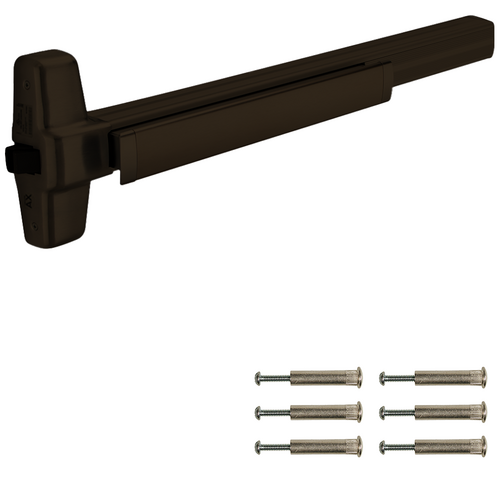 Von Duprin 98EO-710-36 SNB Rim Exit Device, Exit Only No Trim, 36in, Hex Dogging, Grade 1, Dark Bronze