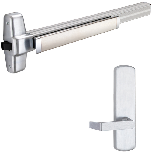 Von Duprin 99L-BE-626-48-LHR 06 KIT - Rim Exit Device 996L-BE-06, LHR Passage Lever Trim, Satin Chrome